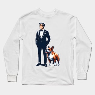 French Bulldog Thanksgiving Long Sleeve T-Shirt